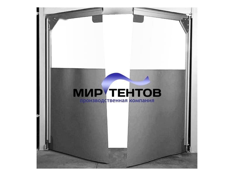 Маятниковая дверь пвх 1,5x2м комбинированная