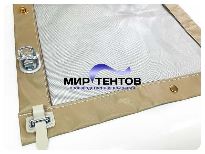 Мягкие окна из сетки