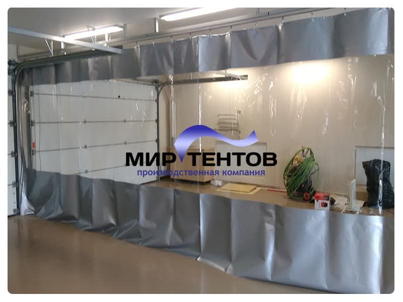 прозрачные шторы на автомойку